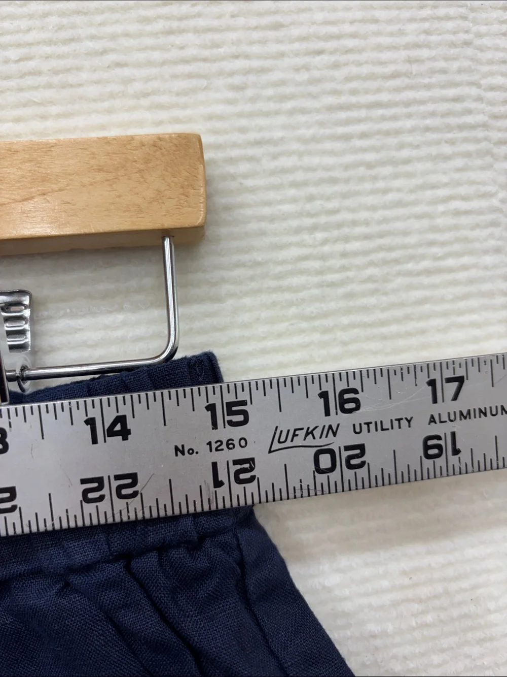 New Quince | medium Navy Relaxed Linen wide leg pants